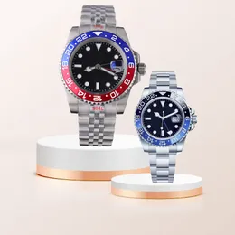 Uomini orologi meccanici automatici Luxury Black Classic Style 40mm Watch Bande orologi da polso in acciaio inossidabile orologio luminoso impermeabile 3A di qualità con scatola