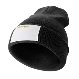 Береты RWB Rauh Welt Begriff Gold Logo Вязаная шапка Пушистая черная женская и мужская обувь для гольфа