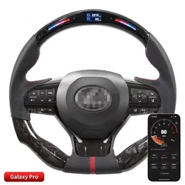 Car Carbon Fiber LED Performance Steering Wheel for Lexus CT ES IS GS LS NX RX ES200 ES300 ES350