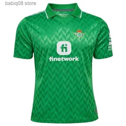 Fani na szczycie tees Real Betis Camiseta Primera Equipacion 23 24 Koszulki zrównoważone piłkę nożną Joaquin Iglesias Portero Multi de Futbol Canales Football Shirts Men Kit K Kit K