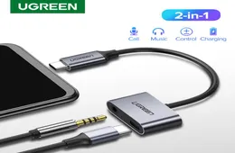 UGREEN USBC to Jack 35 Type C Cable Adapter USB Typec 35mm Aux Aux Arection محول Huawei P20 Pro Xiaomi Mi 6 8 9 SE Note5756611