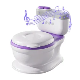 Treinamento de Treinamento Infantil Potty Tonete Seat realista Potty Training Seat para crianças pequenas com Música de armazenamento de Pad Pad Soft 231221