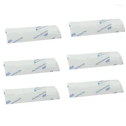 Kurtyna 6 zestawów poziomych żaluzji listety ślepe zakładki naprawcze białe utrwalacze PVC dla