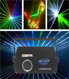 ILDADMX512 1000MW RGB Animasyon Lazer Aydınlatma Efektleri Otomatik ve Ses Aktif Disko Aşaması Işık Projector7549404