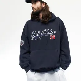 Saintpain moletom com capuz masculino e feminino 2024, moletom coreano de algodão com capuz y2k velo sudaderas para hombres 231220