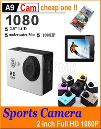 Cópia mais barata para SJ4000 A9 estilo 2 polegadas LCD Mini Câmera de esportes 1080p Full HD Câmera de ação 30m Camcorders à prova d'água Helme4288293