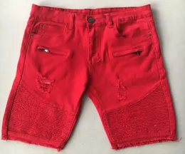 FashionNew High Street Shorts Hip Hop Fashion Summer Male Short Jeans Soft and Courfort Hole Shorts Jeans1265264