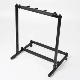 Furniture Multi Guitar Stand 3 Holder Folding Organizer Rack Stage Bass Acoustic Electric