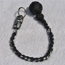 Paracord Monkey Fist keychain 1 Steel Ball Self Defense is Handcrafted in China270O