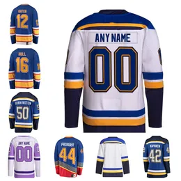 41 Robert Bortuzzo 90 Ryan O'Reilly 79 Sammy Blais Hockey Jersey 48 Scott Perunovich 75 Tyler Tucker 44 Chris Pronger 47 Torey Krug Yth-5xl Size