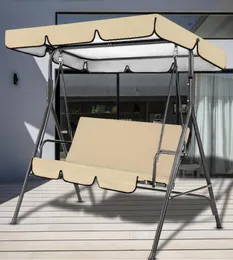 2pcs مقاوم للماء Oxford Garden Patio Swing Sent Top Cover في الهواء الطلق في الهواء