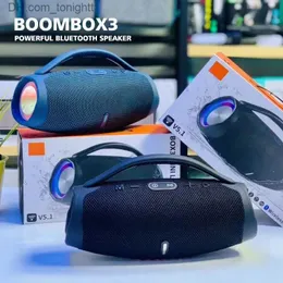 Högtalare bärbara högtalare boombox3 Portable Bluetooth -högtalare Caixa de Som Bluetooth Subwoofer Soundbox för Boombox 3 Outdoor G -högtalare La