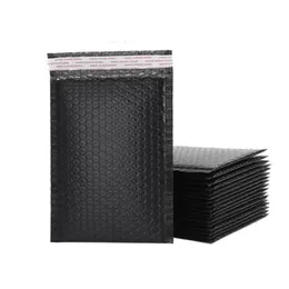 O saco poli preto dos mailers da bolha 18x23cm/7x9inch acolchoou os envelopes bolha maioria forrou sacos do envoltório para empacotar o envio jk2102xb quggq