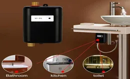 Badtillbehör Set Mini Electric Water Heater 3800W 220V Outdoor Camping Caravan Instant Shower System Kitchen Badrum Accessorie1173459