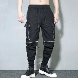 Abnehmbare Multi-Pocket-Cargohosen Männer Haruku Hip Hop Streetwear Joggers Hosen Mann Elastic Taille Techwear WB377