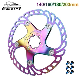 IIIPRO Disc Brake Rotors Multicolor Floating 14016018020m Hydraulic Rotor Road Mountain Bike Discs 231221