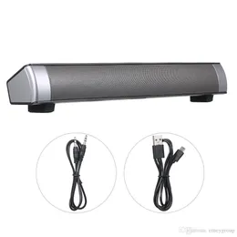 Soundbar Neuer leistungsstarker Bluetooth-Lautsprecher TV-Sound Soundbar Aktualisierte Version S08 Soundbox Mini Altavoz USB-Lautsprecher für Computer PC Tablet