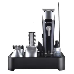 5 in 1 Washable Electric Hair Trimmer Precisoin Beard Clipper Body Haircut Removal All In One Man Grooming Kit Face Shaver Razor 231220