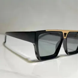 2022 Солнцезащитные очки 1 1 миллионеры солнцезащитные очки мужчины женщины 1502W Полно фрейма винтажные дизайнерские солнцезащитные очки Миллионер черный логотип сделал 206x