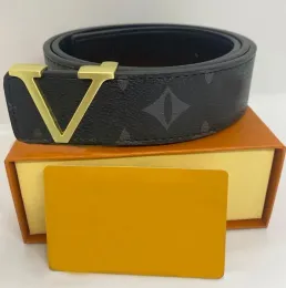 Catena Designer Uomo Cintura Ceinture 2023 Cinture Mens Desinger Cintura in pelle Moda Donna Accessori Lettera Cintura Grande fibbia in oro Hig S