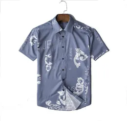 Men039s Dress Shirts bberry 4 Styles Mens Shirts Hawaii Letter Printing Designer Shirt Slim Fit Men Fashion Long Sleeve Casual 6757067