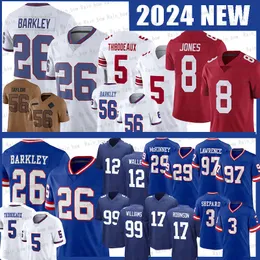 Atacado 26 Saquon Barkley Daniel Jones Evan Neal Jerseys Devito Kayvon Thibodeaux Wandale Robinson Darren Waller Dexter Lawrence Taylor Deonte Banks