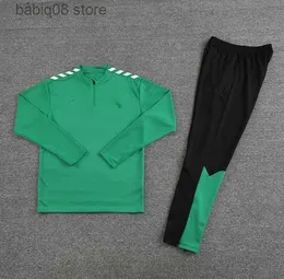 팬 Tops Tees 2023 Madrids Tracksuit 세트 훈련복 22/23 Real Betis 남자와 어린이 축구 재킷 Chandal Futbol 서킷 크기 S-2XL 888