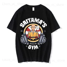 Herren T-Shirts Lustig Japan Anime One Punch Man Fitness-Shirt Männer Mode cool