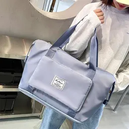 Duffel Bags Bolsa de ginástica esportiva à prova d'água de ginástica Ajuste Yoga Big Duffle para mulheres 2021 Fim de semana viajando bolsa sac2827