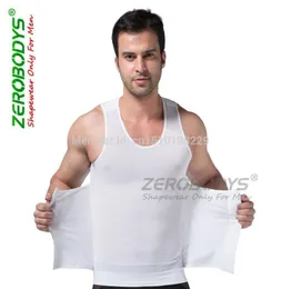 Zerobodys Erkek Korse Kiriş Bel Zayıflama Vücut Şeyter Kemeri Shapewear Yağ Yanma Bodysuit Fitness Yelek Karısı XL Black White5101295