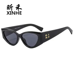 Designer Miui Miui Sunglasses Popular and Fashionable Men's and Women's Sunglasses Personality Letter Miu Miao's Sunglasses Versatile Glasses