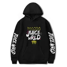 24SS Rapper Juice WRLD Hip Hop Print Hooded Sweatshirt Kvinnor/män Klädtröja Sweatshirt plus storlek 4XL