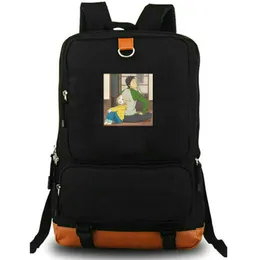 Usagi Drop backpack Shikaga Rin daypack Cartoon school bag Anime Print rucksack Leisure schoolbag Laptop day pack