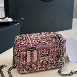 Borsa per cosmetici borsa di design borsa per il trucco di lusso lettera Borsa di design del filo temperamento versatile stile di moda borsa per il trucco di grande capacità