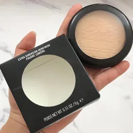 Highlighters Dimensão extra Skinfinish Destaque Powder 9g Face Skin Finishing Makeup Highlight Double brilho facial natural destaque