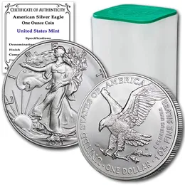 Rzemiosła 2021 Duża (10) 1 uncja Srebrna Eagle Eagle Eagle Eagle Eagle Typ 2 Proof Eagle Eagle Eagle Monety.