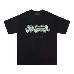 Nowe męskie projektanci Plus T Shirt Polo Printed Mashing Man T-shirt Najwyższej jakości bawełniane koszulki Retro Street Style B131