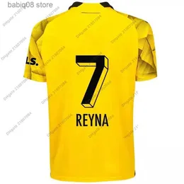 Fans Tops Tees HALLER Soccer Jerseys 23 24 Cup REUS 2023 2024 Borussia soccer football top shirt NEONGELB HUMMELS BRANDT DORTMUND Men Kids Special Kit All black maillo