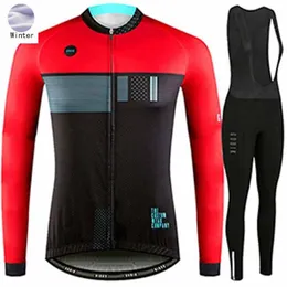 Sptgrvo lairschda 2020 pro inverno velo térmico roupas de ciclismo dos homens manga longa camisa da bicicleta terno mtb roupas set243i