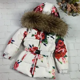 Бренд густой теплый зимний пальто для Girl Goose Down Jacket 0-12-летняя детская одежда 231221
