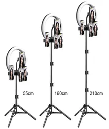 M26 10 인치 LED LED 셀카 링 조명 라이브 스트림 YouTube Tiktok Vlog Dimmable LED 카메라 뷰티 링 라이트 1542958을위한 삼각대 스탠드.