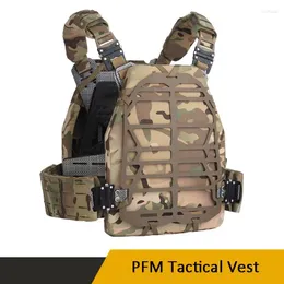 사냥 재킷 전술 조끼 PFM SS2.0 경량 전투 퀵 릴리스 조절 가능한 버클 구조 로프 페인트 볼 군대