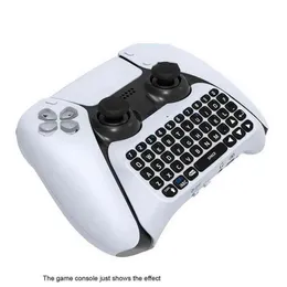 Joysticks 2023 Wireless Keyboard For Controller Bluetooth External Keyboard Chat Voice Keyboard For Playstation 5 Gamepad G220304