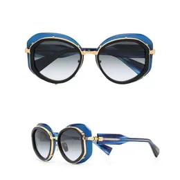 Designer occhiali da sole per donne Sport Sports BPS-129 Occhiali da sole rotondi retrò uomo Copia Copia originale Eyewear UlM241B