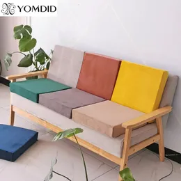 35D Hård hög densitet Sponge soffa kudde fast färg fönstermatta avtagbar och tvättbar tatami stol tjocklek 3 8cm 231221