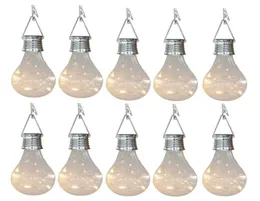 10X Solar Light Bulbs Outdoor Waterproof Garden Camping Hanging LED Light Lamp Bulb Globe Hanging Lights for Home Yard Christmas H9332711