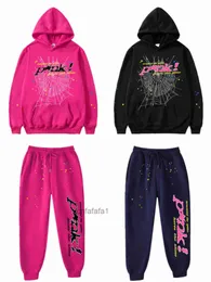 Young Thug Pink SP5DER 555555 Men Women hoodie Hot Spider Net Sweatshirt Web Graphic Sweatshirts Pullovers Hoody för gratis frakt LHOS