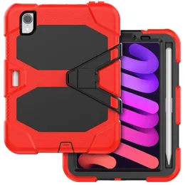 Sacos construídos em tela de protetor de tela Casos para iPad mini 6 12,9 10,9 air4 11 10.2 Amor PC Defender espessura de silicone