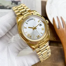 New Mens Watch 고품질 고급 자동 날짜 시계 아이스 블루 블루 아랍어 희귀 다이얼 자동 패션 로마 디지털 여성 시계 Montre de Luxe