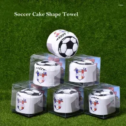 Handtuch Fußball Kuchen Form Fußball Baumwolle bestickt für Zuhause Handtücher Kinder Geschenke Handwaschtuch
